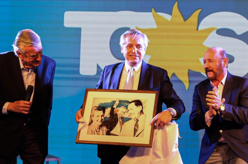 Alberto, la cara del peronismo.