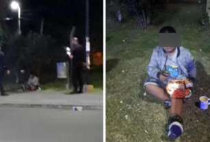 El nene abandonado en una plaza de Grand Bourg