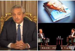 Alberto fernández, libro de Macri