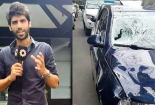 Eugenio Veppo y su auto.