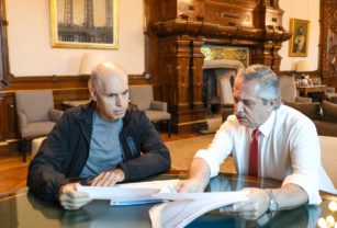 Alberto Fernández y Horacio Rodríguez Larreta
