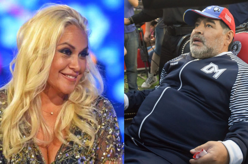 Verónica Ojeda y Diego Maradona