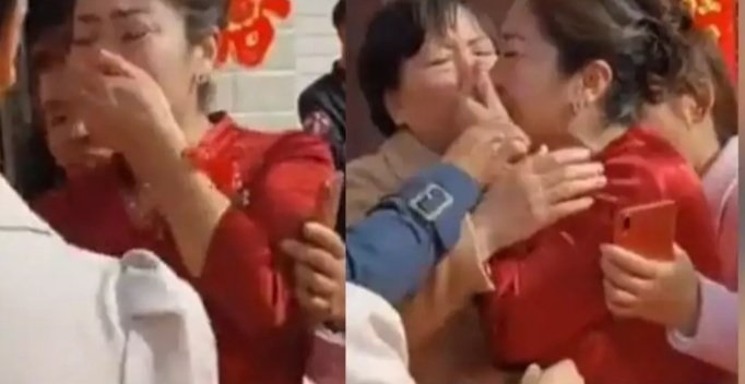 mujer boda china