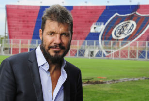 Marcelo Tinelli, presidente de San Lorenzo.