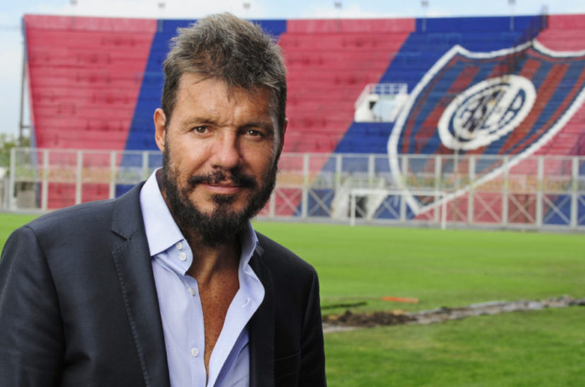 Marcelo Tinelli, presidente de San Lorenzo.