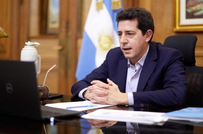 Eduardo "Wado" de Pedro, ministro del Interior.