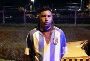 Walter Rodrigo Vildoza, el violento detenido.