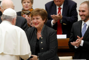 Martín Guzmán y el Papa