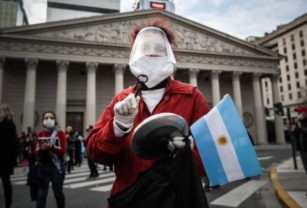 Marchas anticuarentena covid