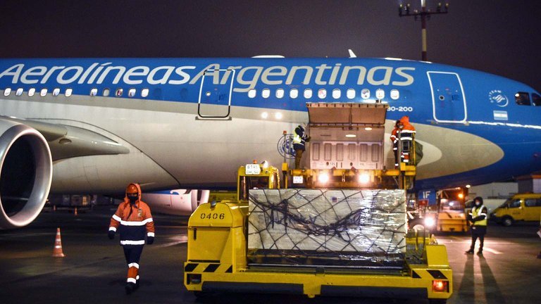 Aerolíneas Argentinas Vacunas Sputnik V Vuelo