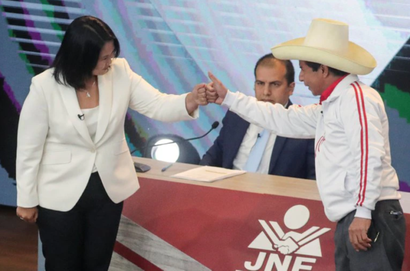 Pedro Castillo Keiko Fujimori Perú