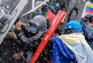 Manifestaciones en Colombia Bogotá