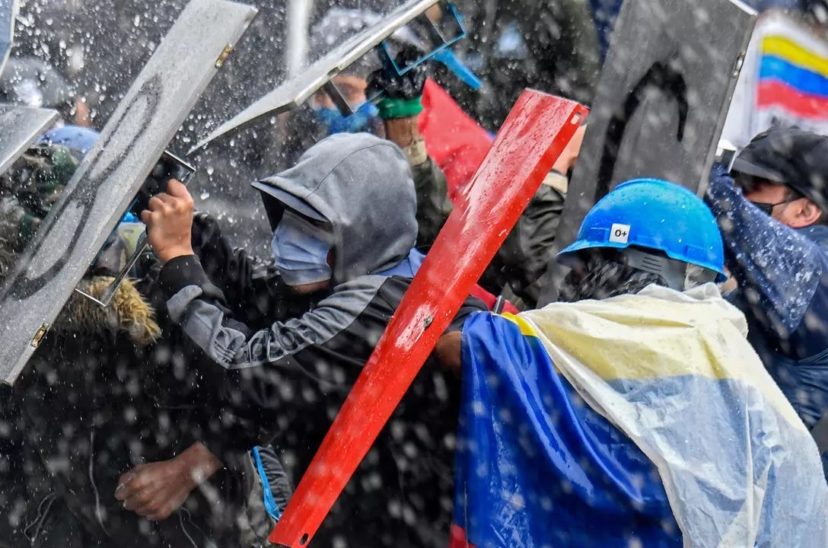 Manifestaciones en Colombia Bogotá