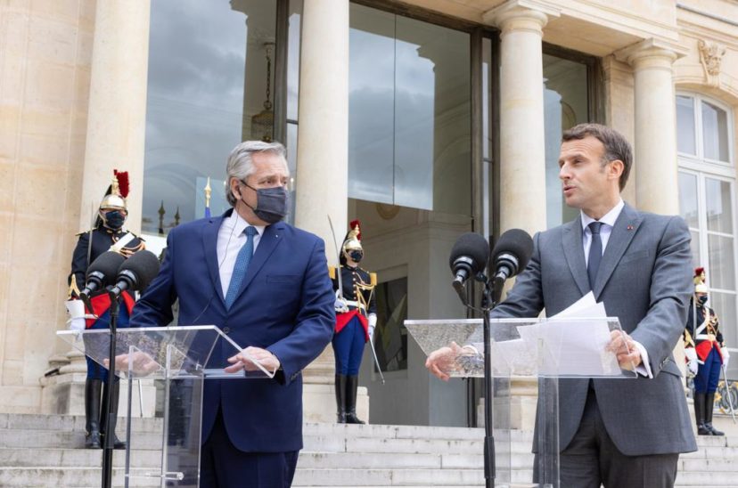 Emmanuel Macron Francia Alberto Fernández
