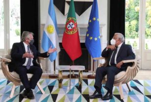 Alberto Fernandez con Luis Da Costa (Portugal)