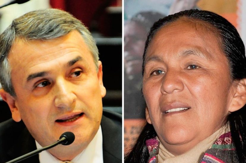 Gerardo Morales y Milagro Sala