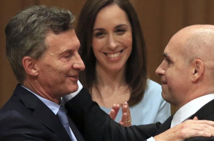 Mauricio Macri Horacio Rodríguez Larreta Juntos por el Cambio