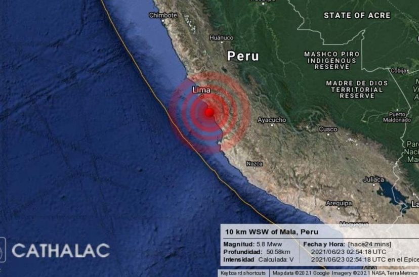 Perú Sismo Magnitud