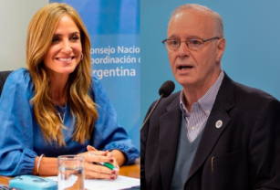 Victoria Tolosa Paz y Daniel Gollan.