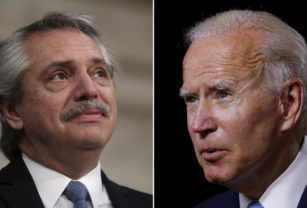 alberto fernandez y joe biden moderna