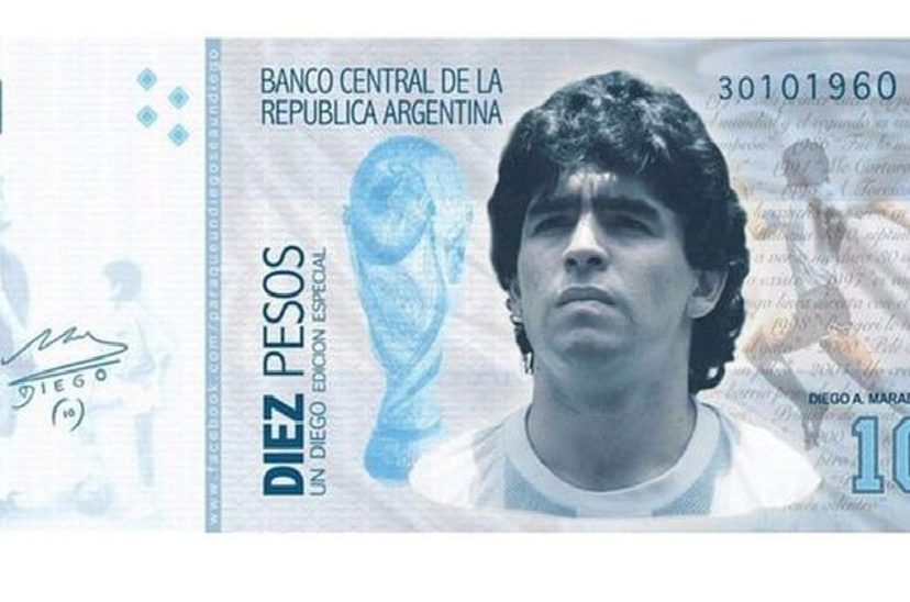 billetes maradona