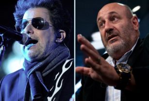 Santiago Cúneo y Andrés Calamaro