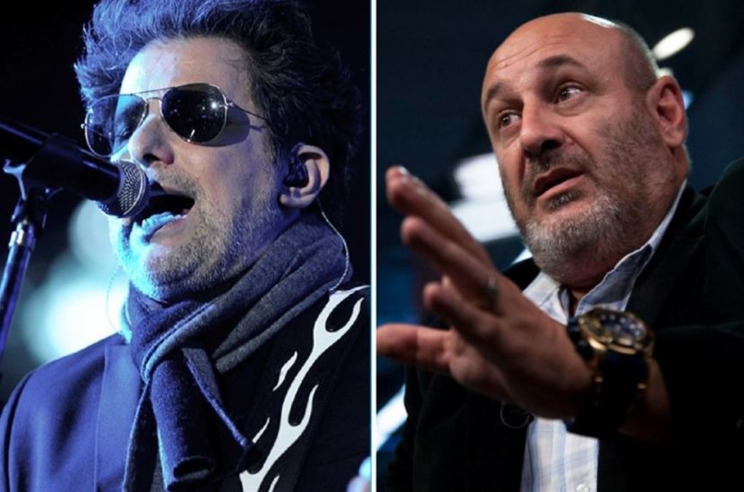 Santiago Cúneo y Andrés Calamaro