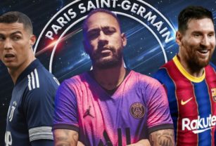 PSG Neymar Messi CR7