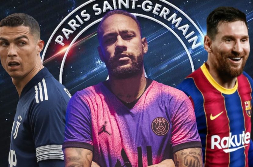 PSG Neymar Messi CR7