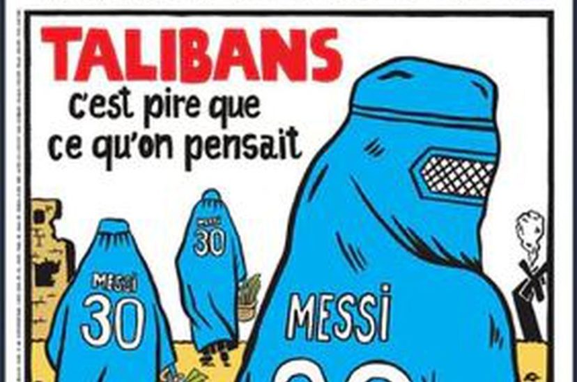 Talibanes revista Hebdo