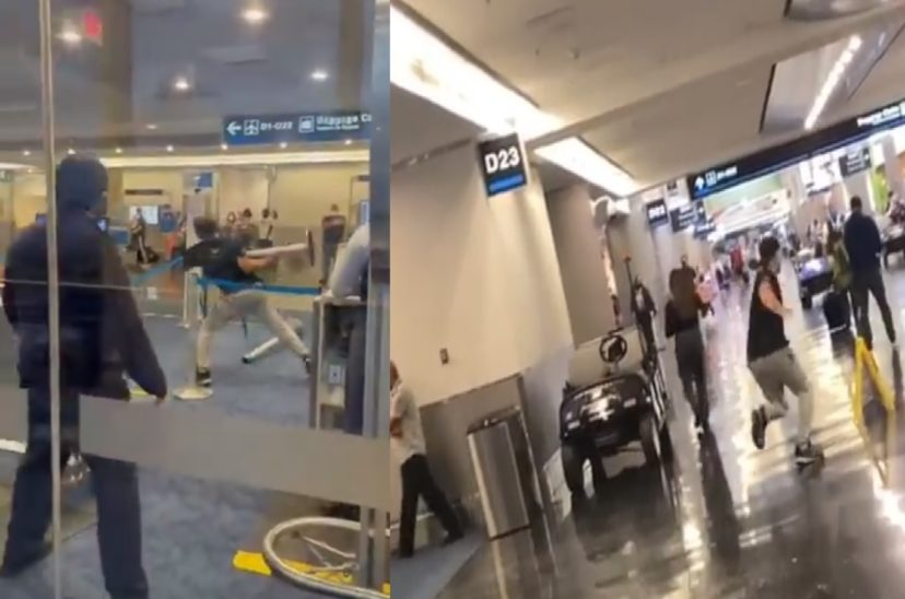hombre aeropuerto miami