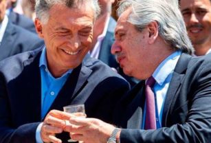 mauricio macri y alberto fernandez el pase