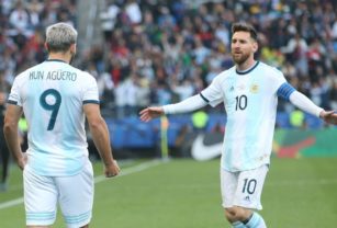 Agüero y Messi