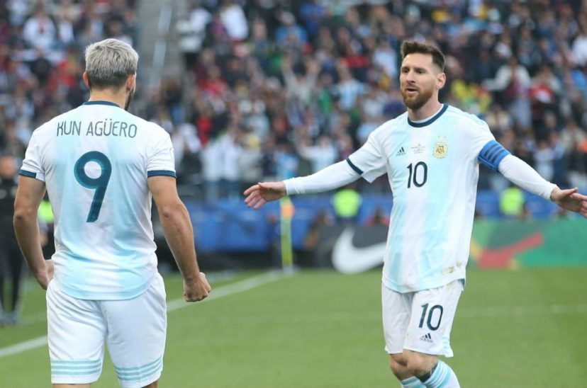 Agüero y Messi