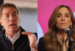 Diego Santilli y Victoria Tolosa Paz