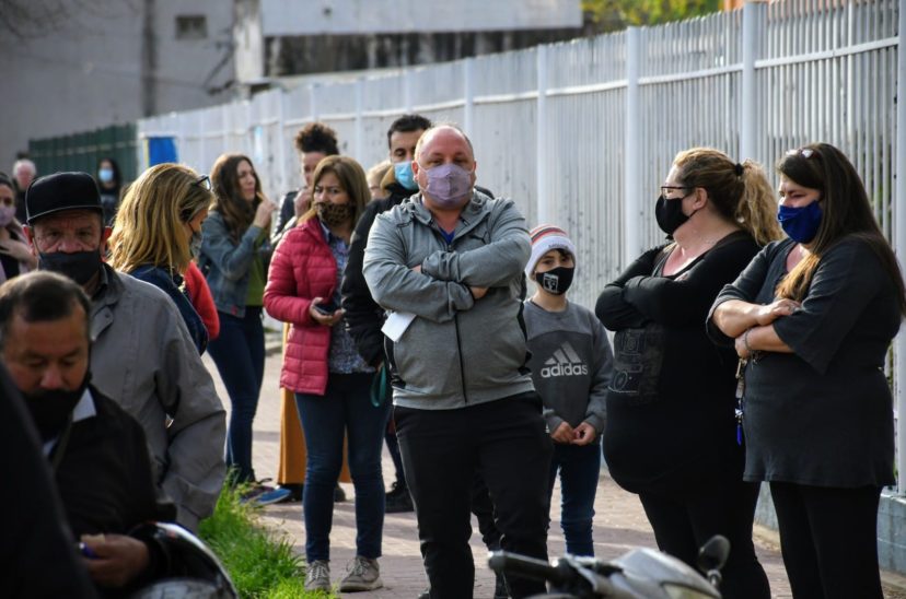 Fila votación
