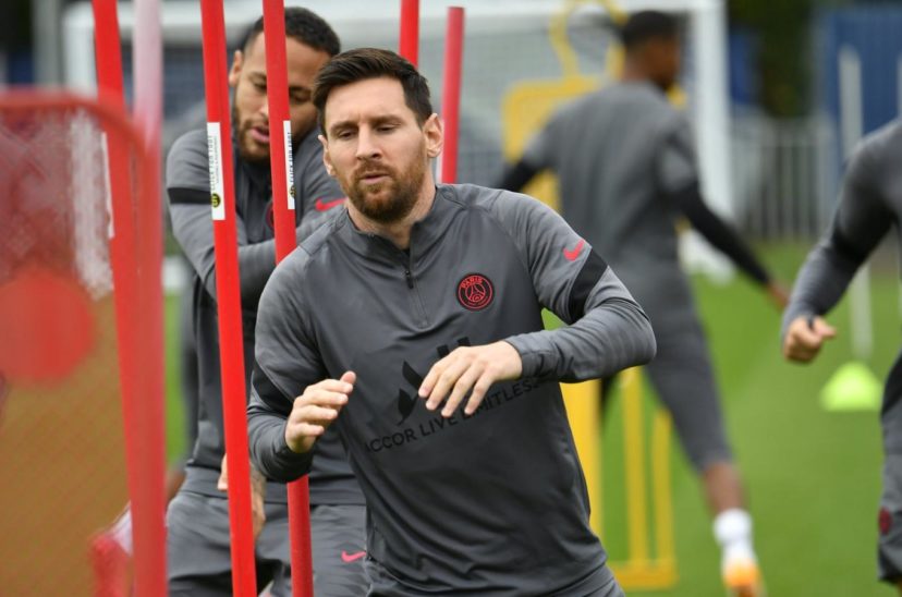 Lionel Messi PSG Entrenamiento