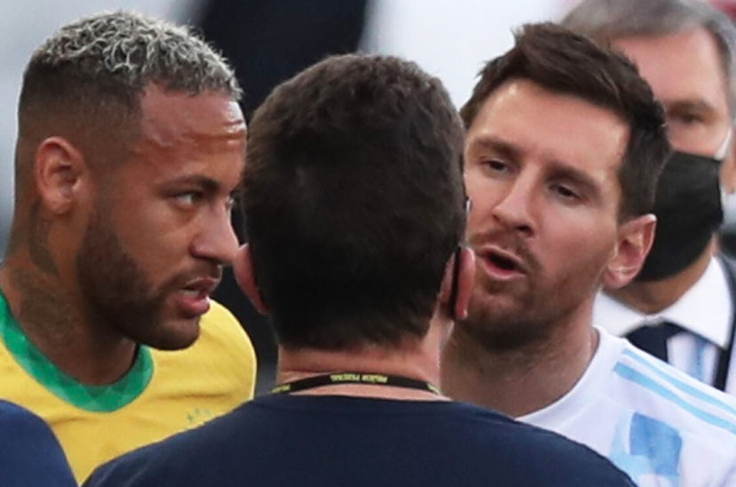 Messi Neymar Brasil