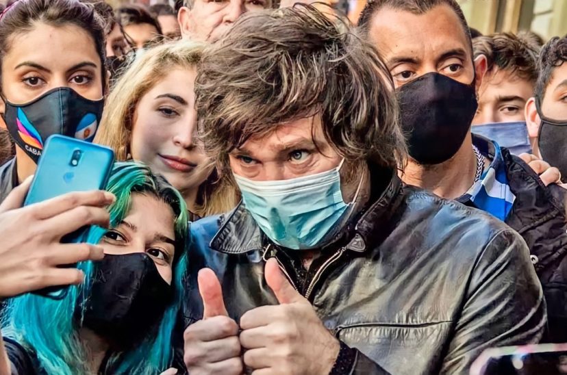 Javier Milei juventud