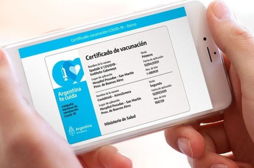 certificado vacunacion