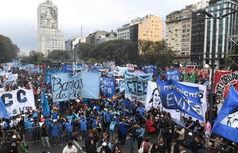 Marcha organizaciones sociales