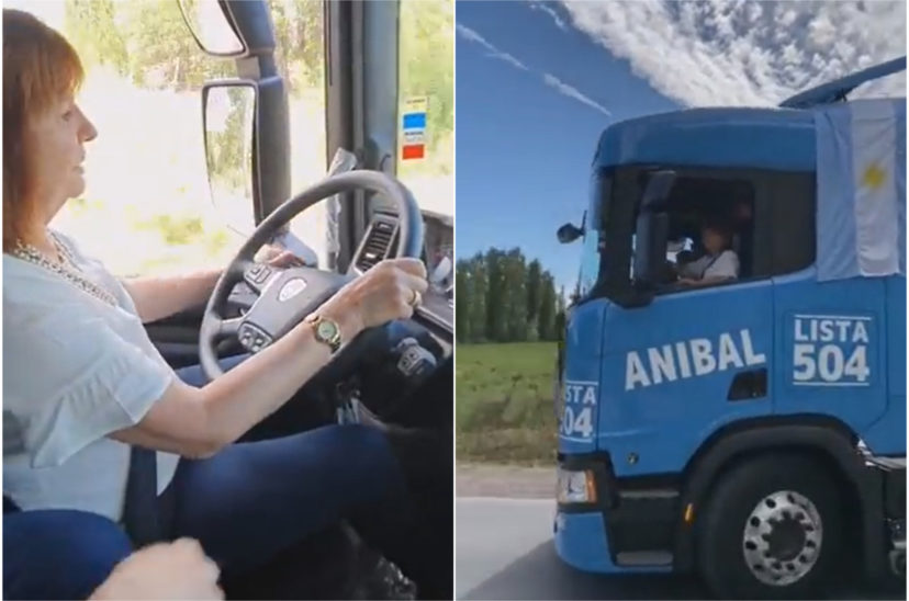 Patricia Bullrich Camión Río Negro