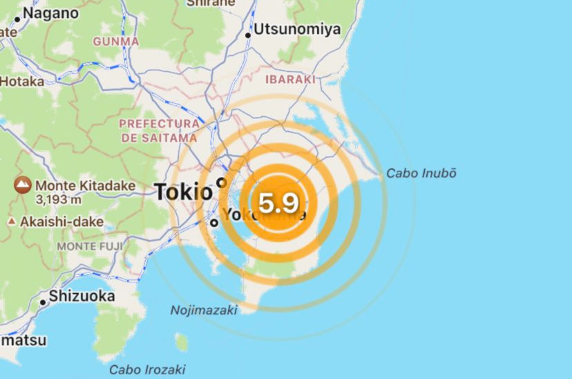 Terremoto Japón