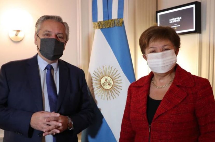 alberto fernandez y kristalina georgieva