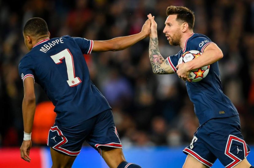 Mbappé Messi PSG