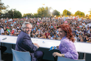Alberto Fernández y Cristina