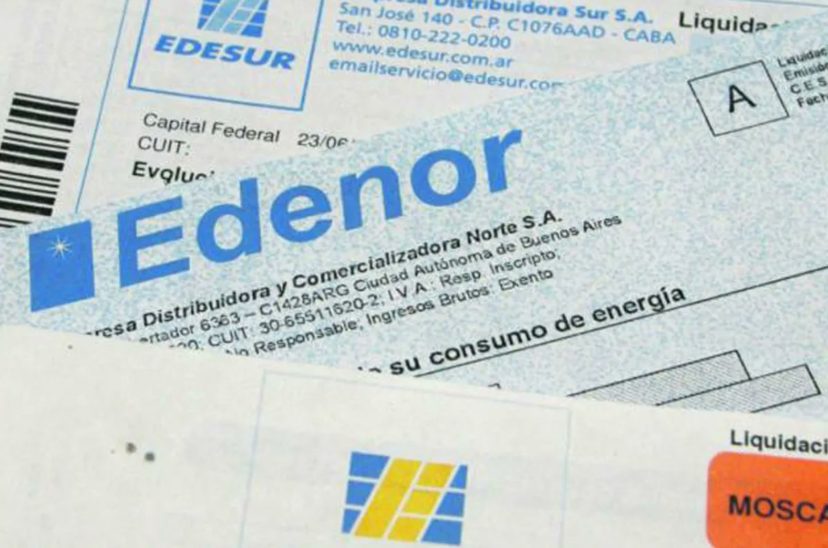 EDENOR EDESUR Boletas