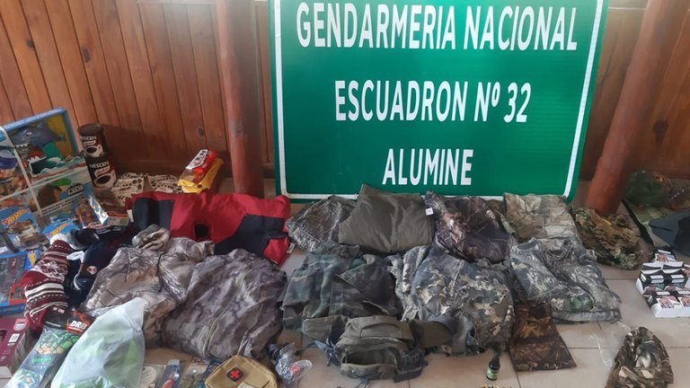 Material incautado