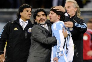 Maradona y Messi