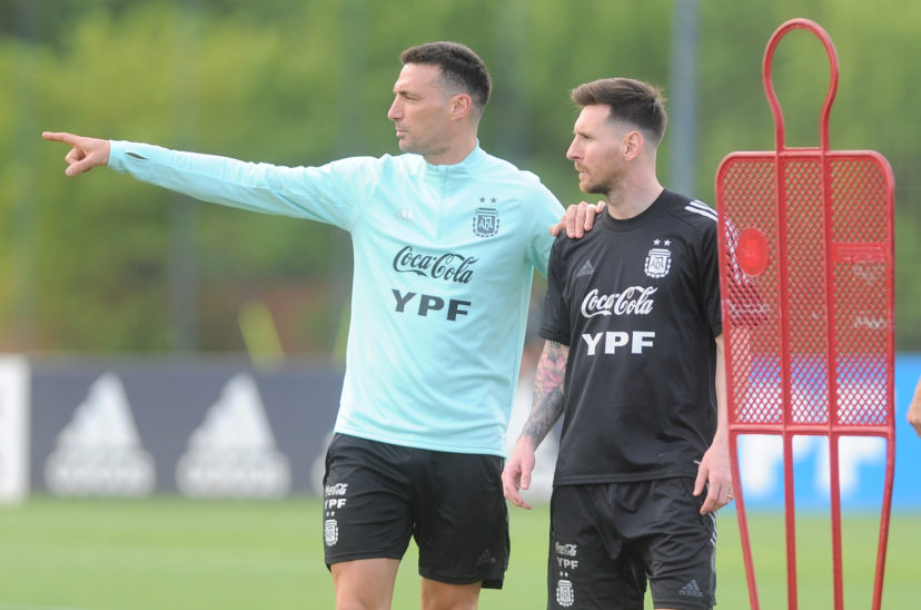Messi Scaloni AFA